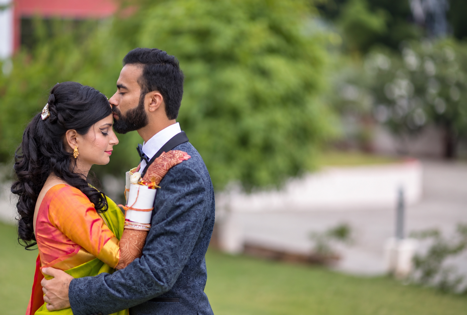 Intimate Indian couple and portrait photography by Achintya Studio
